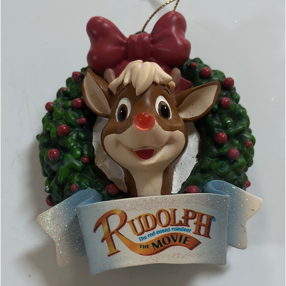 VTG 1999 Rudolph the Red-Nosed Reindeer The Movie Christmas Ornament - Picture 4 of 10